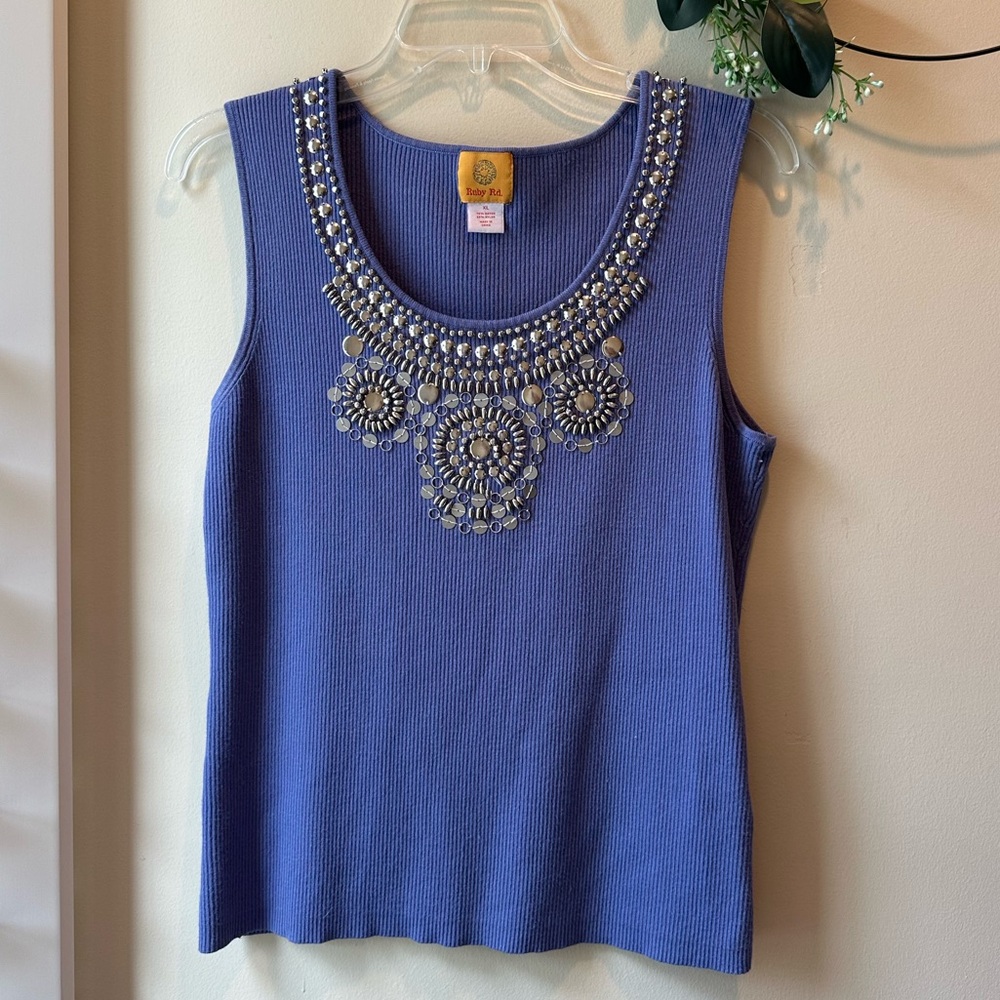 Ruby Rd Ribbed Sweater